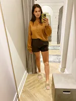 Faux Leather Shorts