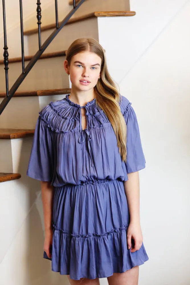 farah frill dress