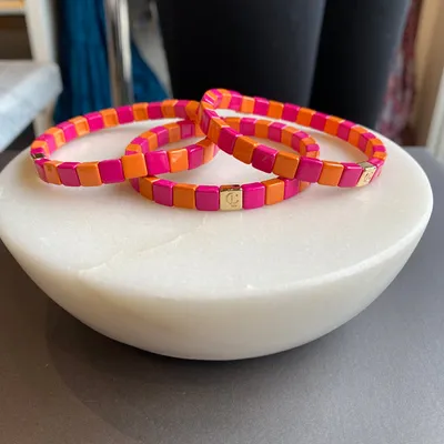 tiny tile bracelet