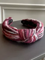 mixed yarn knotted headband