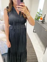 ruffle maxi dress