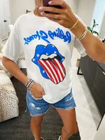 rolling stones stars and stripes boyfriend tee