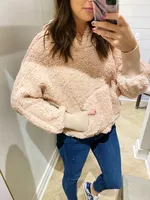 blush pullover