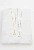 EVERLY TRIANGLE NECKLACE