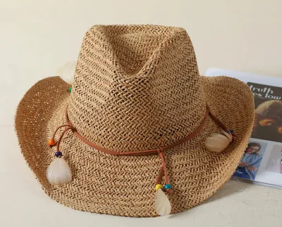 FEATHERED COWBOY HAT