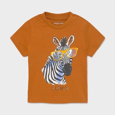 Chandail Caramel avec zèbre t-shirt with zebra