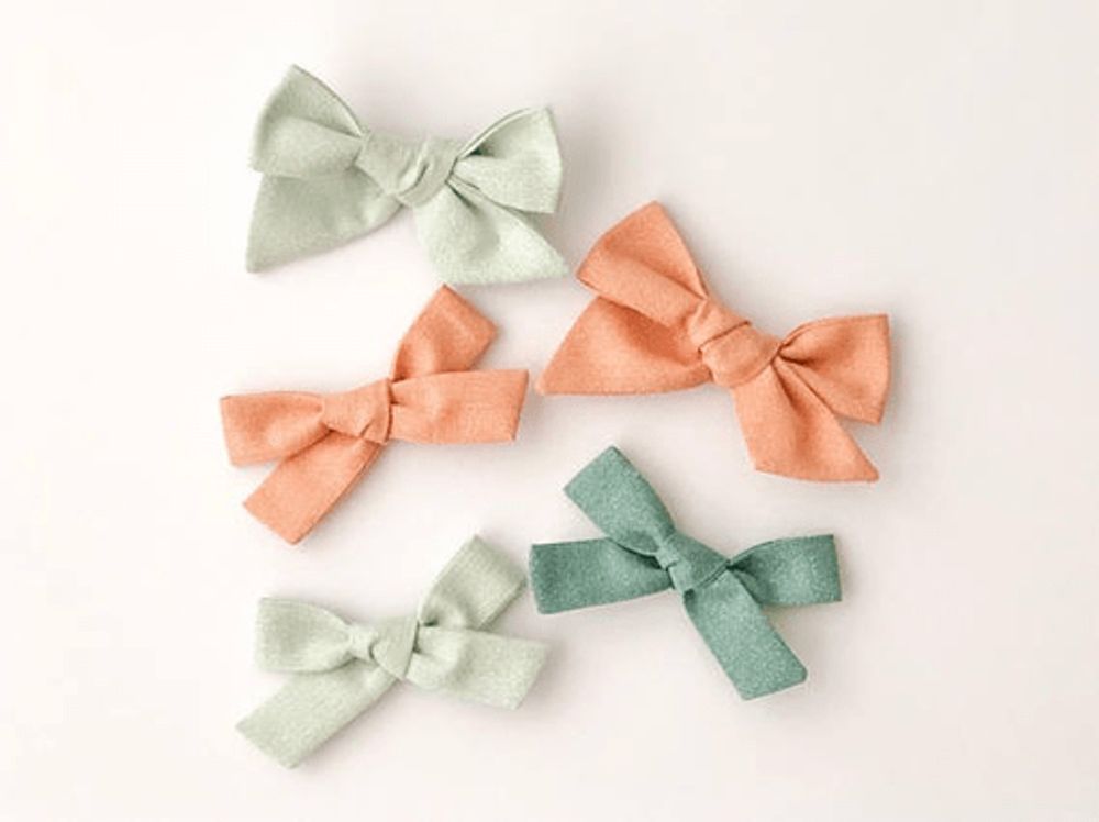 Mini Chouette Noeud pour cheveux fille girl hair bow