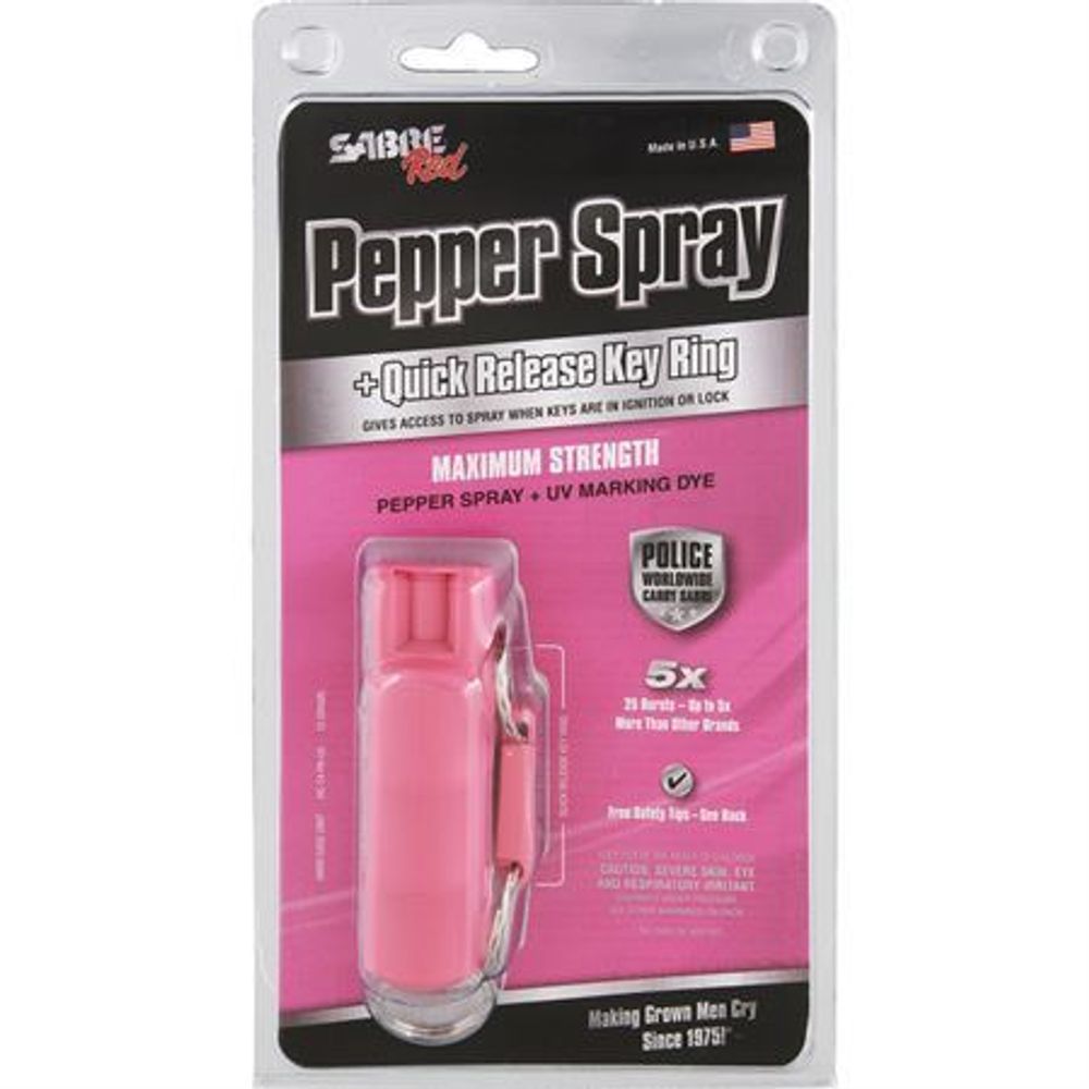 Pepper Spray with Quick Release Key Ring