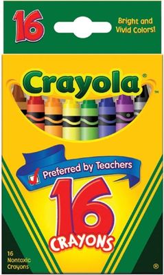 Crayola 16 Count Crayons - Tuck Box