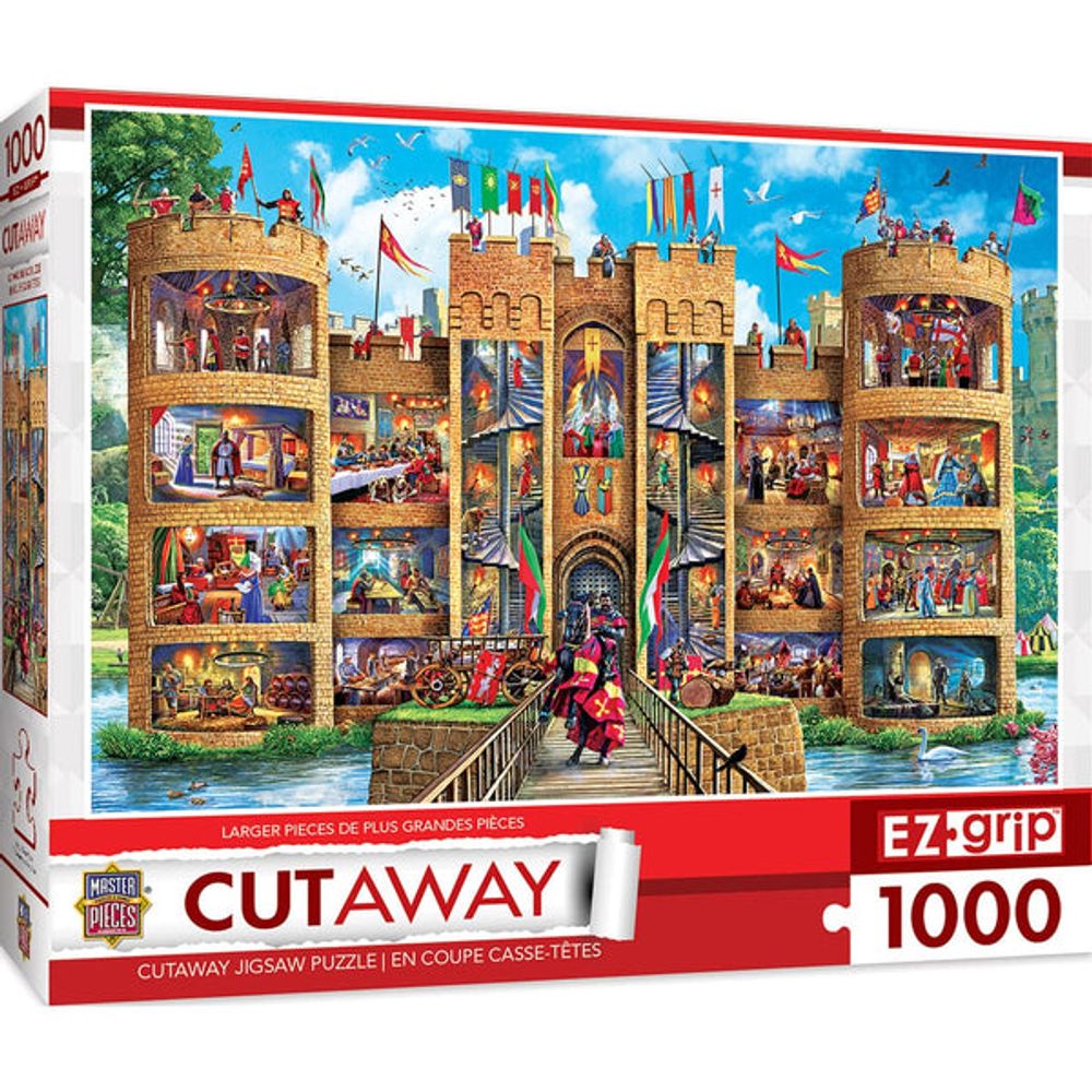 Cutaways - Medieval Castle - 1,000 Piece Puzzle