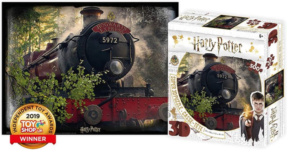 Lenticular 3D Puzzle - Harry Potter Hogwarts Express - 500 Piece Puzzle