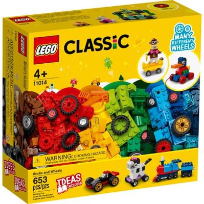 Lego Bricks and Wheels