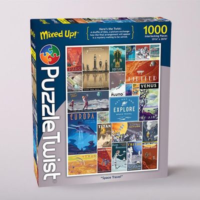 Puzzle Twist - Space Travel - 1,000 Piece Puzzle