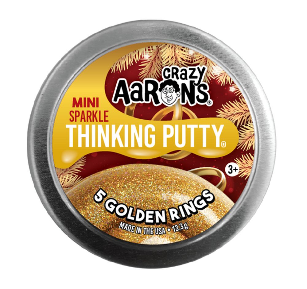 Crazy Aaron's 2" Tins - 5 Golden Rings