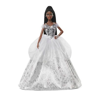 2021 Holiday Barbie Doll - Brunette Braids
