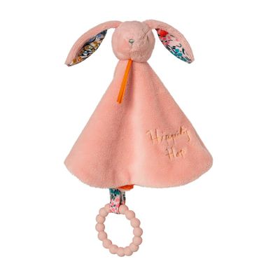 Hippity Hop Pink Bunny Snuggle Teether