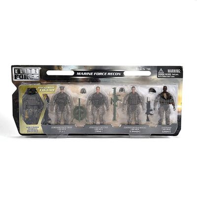 Elite Force - 5 Pack Military Action Figures - Marine Force Recon