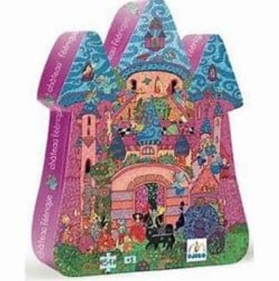 Silhouette Puzzle - The Fairy Castle - 54 Pieces Puzzle