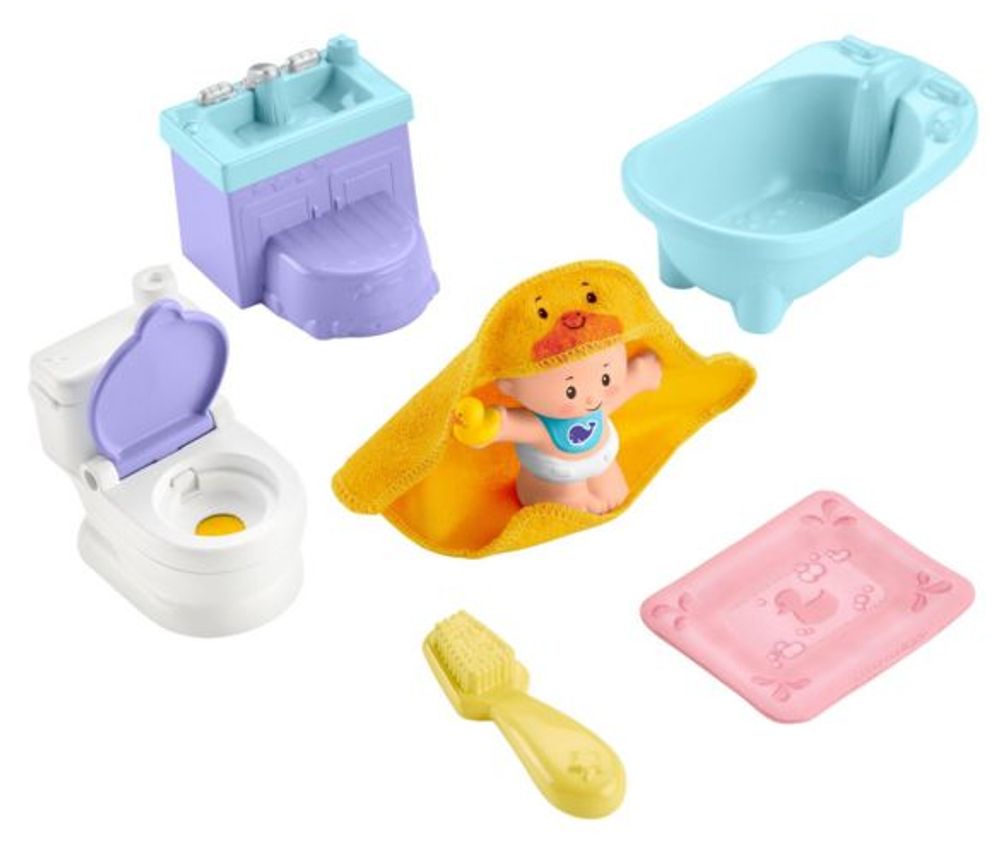 Fisher-Price Little People Wash & Go Play Set