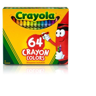 Crayola 64 Count Crayons - Tuck Box