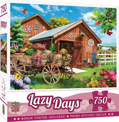 Lazy Days - Flying to Flower Farm - 750 Piece Puzzle