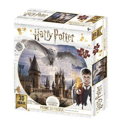 Lenticular 3D Puzzle - Harry Potter Hogwarts Daytime - 300 Piece Puzzle
