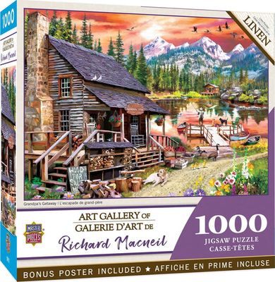 Richard Macneil Art Gallery - Grandpa's Getaway - 1,000 Piece Puzzle