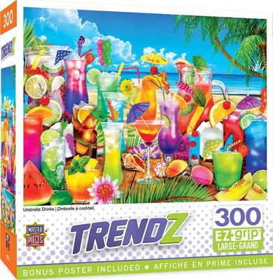 Trendz - Umbrella Drinks - 300 Piece EzGrip Puzzle