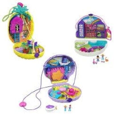 Polly Pocket Large Wearable Compact Assorted -