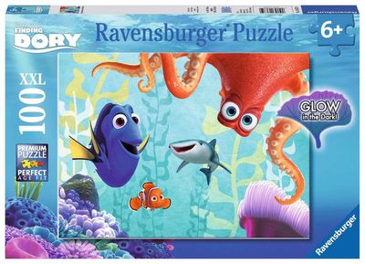 Finding Dory Glow In The Dark - 100 Piece Puzzle