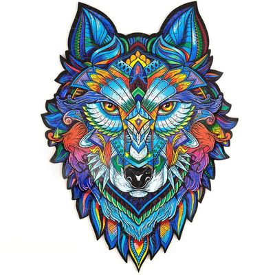 Majestic Wolf Wooden Puzzle
