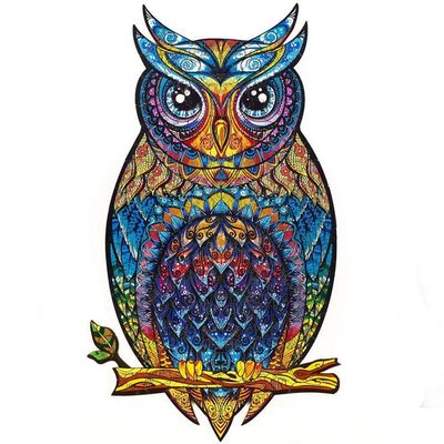 Charming Owl Wooden Puzzle