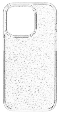Quikcell ICON Fashion Case - iPhone 14 PRO MAX - Silver Shimmer