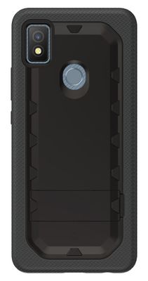 Quikcell ADVOCATE Dual-Layer Kickstand - Cricket Icon 4 - Armor Black