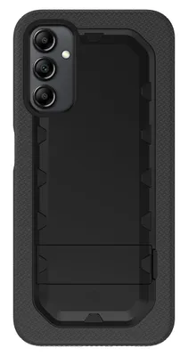 Quikcell Grand ADVOCATE Dual-Layer Kickstand Case - Samsung Galaxy A14 5G - Armor Black