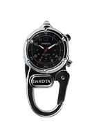 Miniclip Microlight - Chrome Silver Case Black Dial