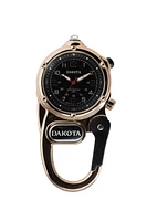 Miniclip Microlight - Shiny Rose Gold Case Black Dial