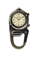 Miniclip Microlight - Antique Brass Case Cream Dial
