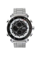 Dress Ana Digi 3 Eye - Silver Reverse LCD