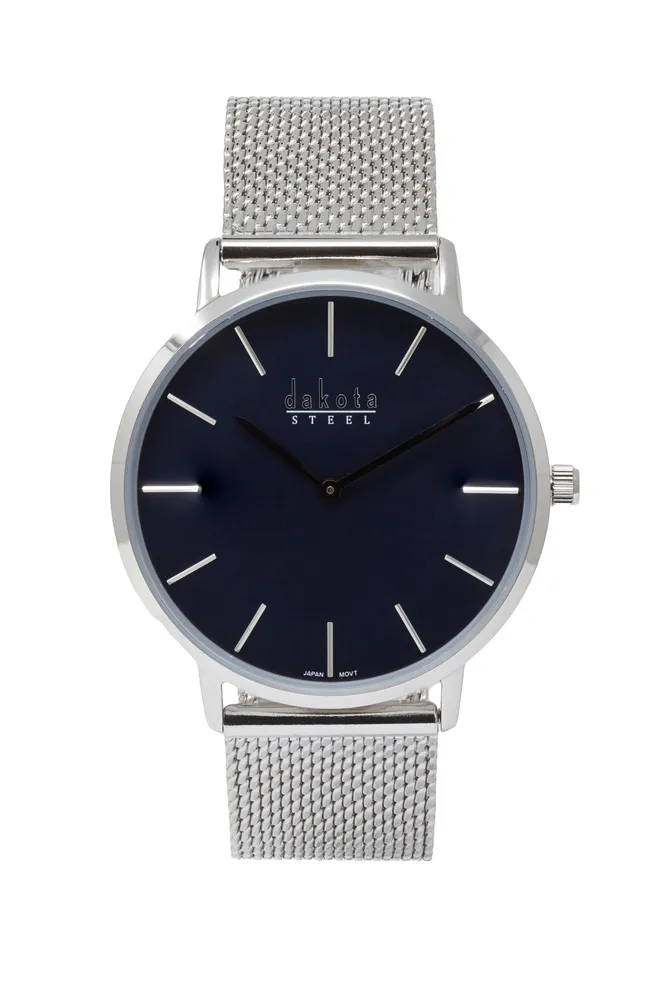 Slim Vintage - Silver Case/Sapphire Dial SS Mesh