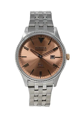 Dakota Copper - SS Case, Copper Dial and Back, SS Band