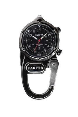 Miniclip Microlight - Shiny Gunmetal Case Black Dial
