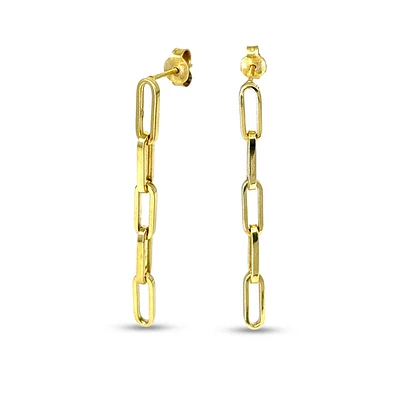 10K Yellow Gold Dangling Earrings