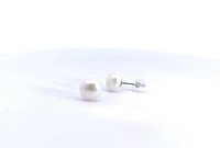 925 Sterling Silver 9-10mm Fresh Water Pearl Earrings