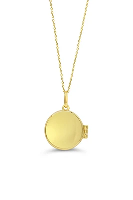 10K Yellow Gold Round Locket