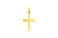 10K Yellow Gold Cross Charm