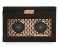 Axis Double Watch Winder with Storage 