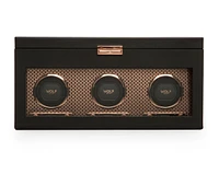 Axis Triple Watch Winder with Storage 