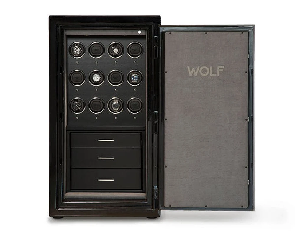 Atlas 12 Piece Winder Safe - Onyx