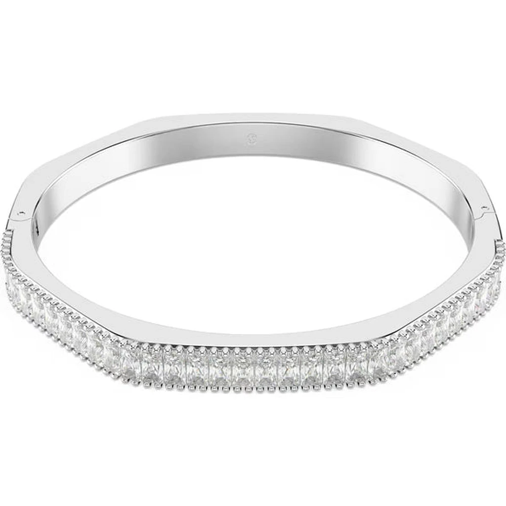 Swarovski - Matrix bangle, Baguette cut, White, Rhodium plated 5705784